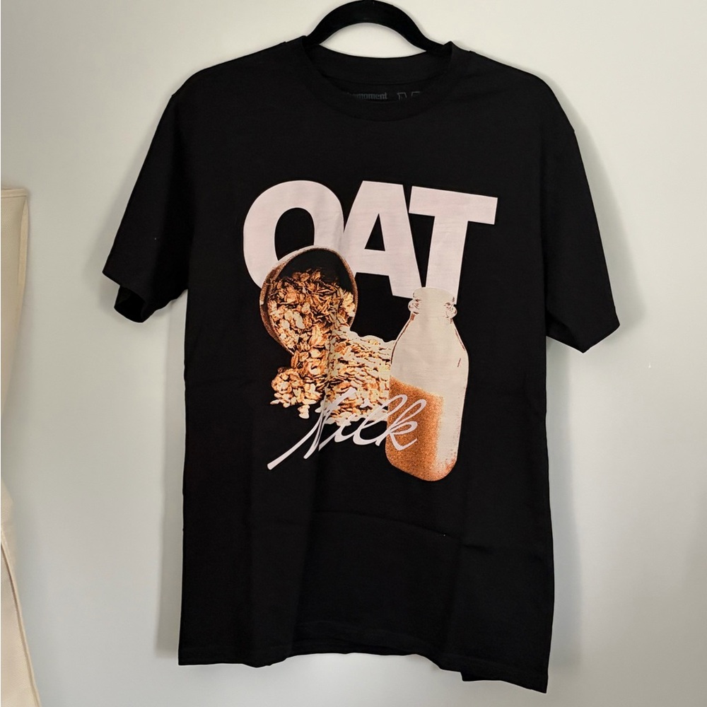 Black Oat Milk Graphic Tee